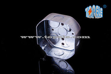 TOPELE 54151/54161/54171 galvanizó la caja eléctrica octagonal del conducto de la caja de mercado de la caja de acero