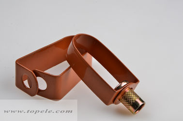 Copper Epoxy Coated Steel Pipe Clamps Swivel Loop Hanger / Swivel Ring