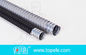 Conducto flexible galvanizado gris y colocaciones del PVC del acero de Electrica