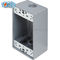 UL Lista 4x2 de aluminio una banda de salida resistente al clima caja gris