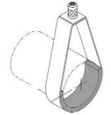 Suspensión estándar del lazo del eslabón giratorio de la UL para el tubo Clmap - acero galvanizado